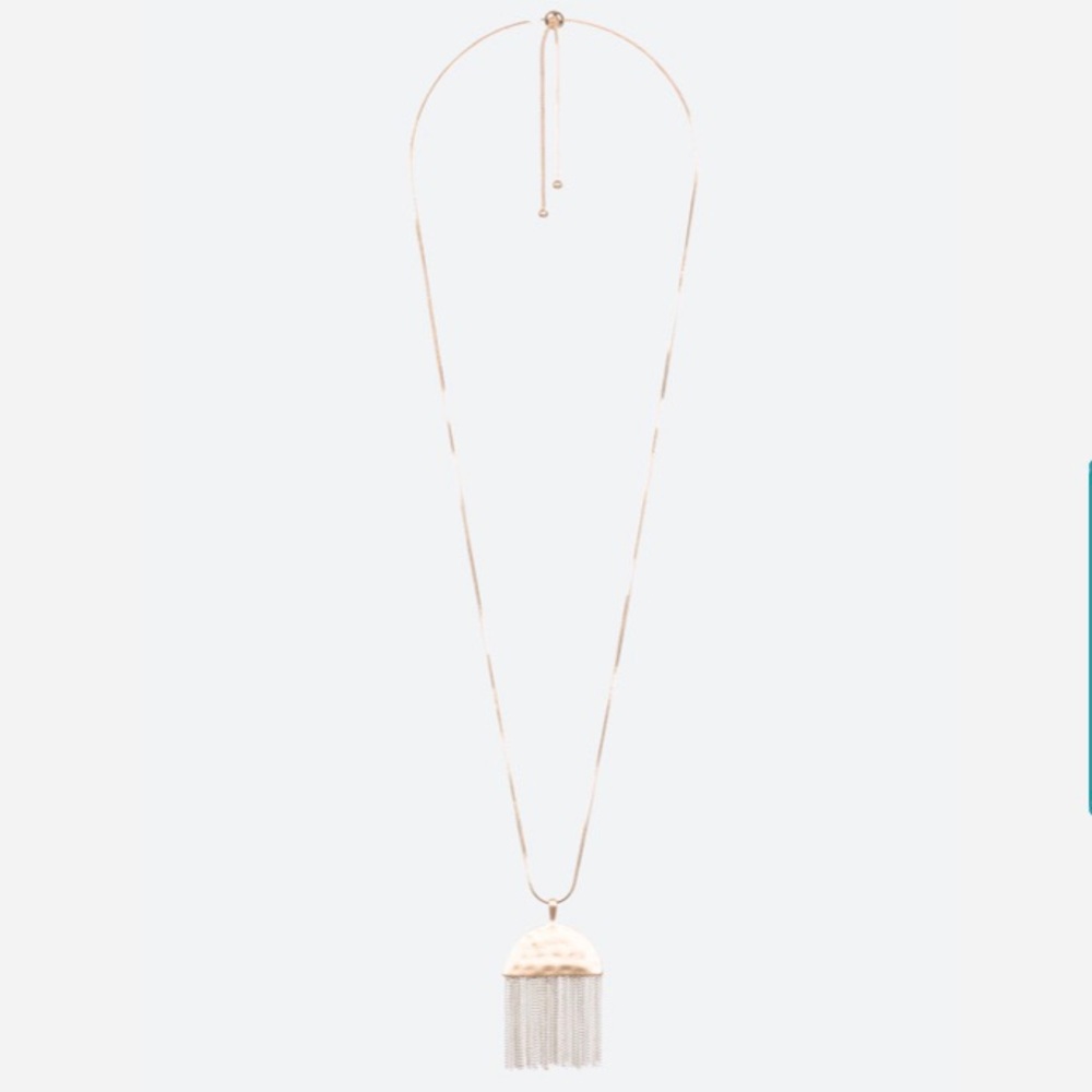 Desiree Fringe Pendant Necklace